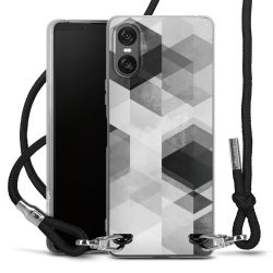 Carry Case Transparent Fabric black/silver