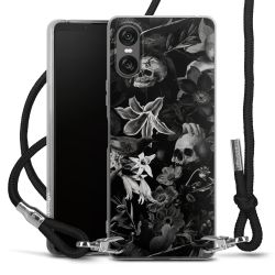 Carry Case Transparent Fabric black/silver