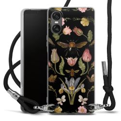 Carry Case Transparent Fabric black/silver