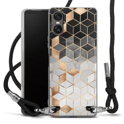 Carry Case Transparent Fabric black/silver