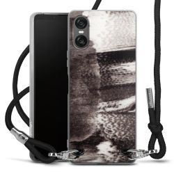 Carry Case Transparent Fabric black/silver