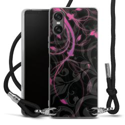 Carry Case Transparent Fabric black/silver