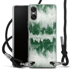 New Carry Case Transparent Stoff schwarz/silber