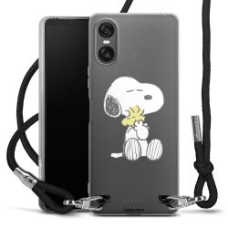 New Carry Case Transparent Stoff schwarz/silber