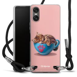 New Carry Case Transparent Stoff schwarz/silber