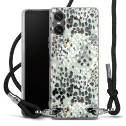 New Carry Case Transparent Stoff schwarz/silber