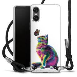 New Carry Case Transparent Stoff schwarz/silber