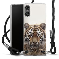 New Carry Case Transparent Stoff schwarz/silber