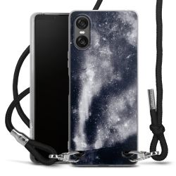 New Carry Case Transparent Stoff schwarz/silber