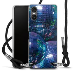 New Carry Case Transparent Stoff schwarz/silber