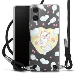 New Carry Case Transparent Stoff schwarz/silber