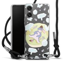 New Carry Case Transparent Stoff schwarz/silber