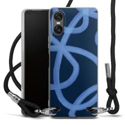 New Carry Case Transparent Stoff schwarz/silber