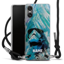 New Carry Case Transparent Stoff schwarz/silber