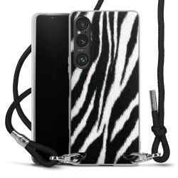 Carry Case Transparent Fabric black/silver