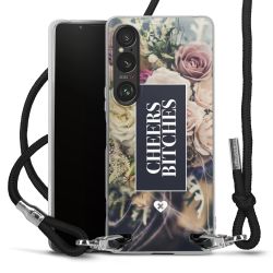 Carry Case Transparent Fabric black/silver