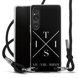 Carry Case Stoff schwarz/silber