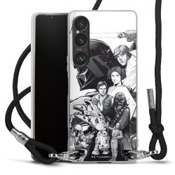 Carry Case Transparent Fabric black/silver