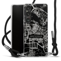 Carry Case Transparent Fabric black/silver