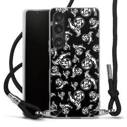 Carry Case Stoff schwarz/silber