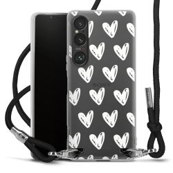 Carry Case Transparent Fabric black/silver