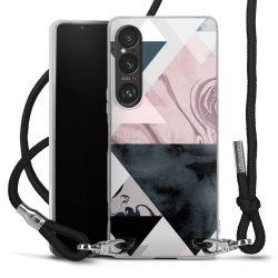 Carry Case Transparent Fabric black/silver