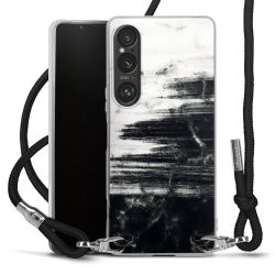 Carry Case Transparent Fabric black/silver