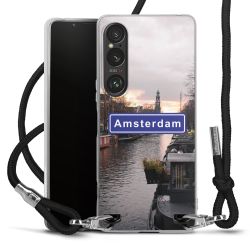 Carry Case Stoff schwarz/silber