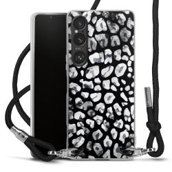 Carry Case Transparent Fabric black/silver