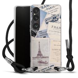 Carry Case Transparent Fabric black/silver