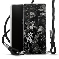 Carry Case Transparent Fabric black/silver