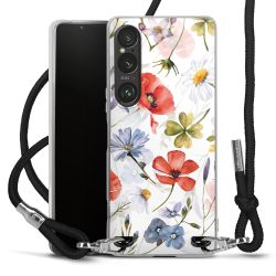 Carry Case Transparent Fabric black/silver