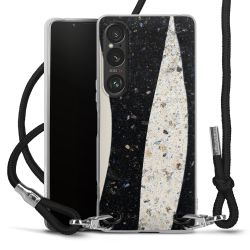 Carry Case Transparent Fabric black/silver