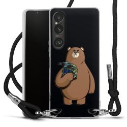 Carry Case Stoff schwarz/silber