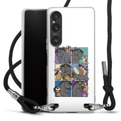 Carry Case Stoff schwarz/silber