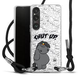 Carry Case Stoff schwarz/silber