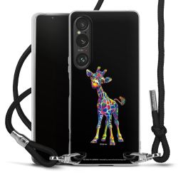 New Carry Case Transparent Stoff schwarz/silber