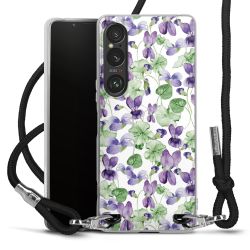 New Carry Case Transparent Stoff schwarz/silber