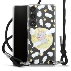 New Carry Case Transparent Stoff schwarz/silber