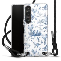 New Carry Case Transparent Stoff schwarz/silber