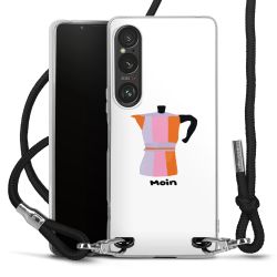 Carry Case Stoff schwarz/silber