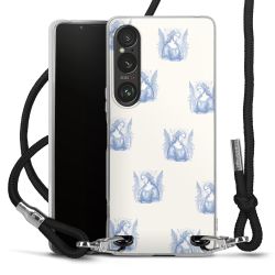 New Carry Case Transparent Stoff schwarz/silber