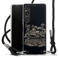 Carry Case Stoff schwarz/silber