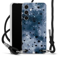 New Carry Case Transparent Stoff schwarz/silber