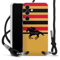 New Carry Case Transparent Stoff schwarz/silber