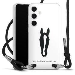 New Carry Case Transparent Stoff schwarz/silber