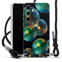 New Carry Case Transparent Stoff schwarz/silber