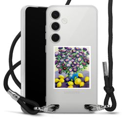 New Carry Case Transparent Stoff schwarz/silber