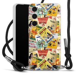 New Carry Case Transparent Stoff schwarz/silber