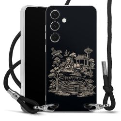 Carry Case Stoff schwarz/silber